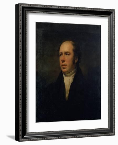 Portrait of the Reverend John Thomson, Minister of Duddingston (Oil on Canvas)-Henry Raeburn-Framed Giclee Print