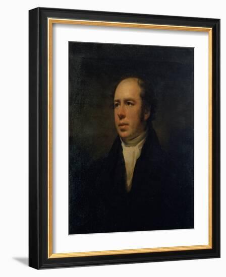 Portrait of the Reverend John Thomson, Minister of Duddingston (Oil on Canvas)-Henry Raeburn-Framed Giclee Print