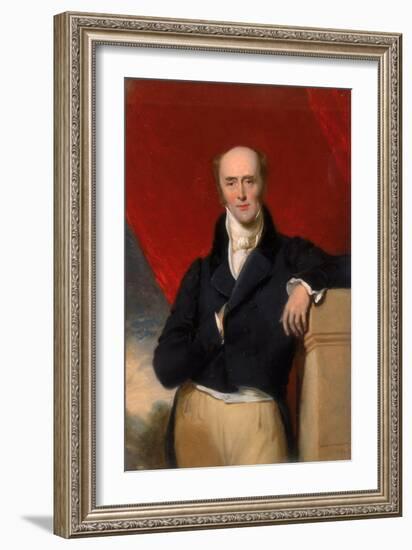 Portrait of the Right Honourable Earl Grey K.G., 1848-Henry Hetherington Emmerson-Framed Giclee Print