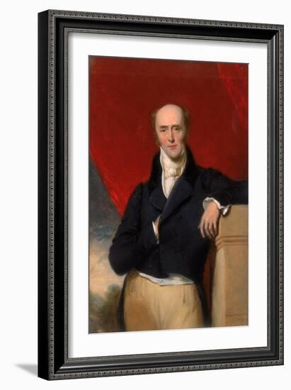 Portrait of the Right Honourable Earl Grey K.G., 1848-Henry Hetherington Emmerson-Framed Giclee Print