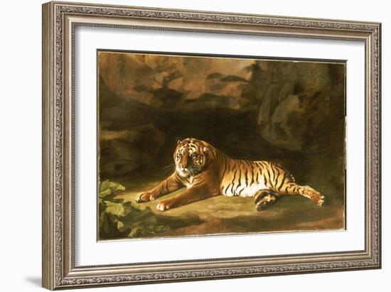 Portrait of the Royal Tiger, C.1770-George Stubbs-Framed Giclee Print