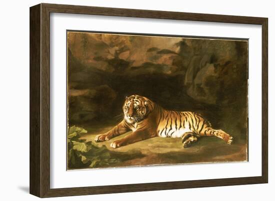 Portrait of the Royal Tiger, C.1770-George Stubbs-Framed Giclee Print