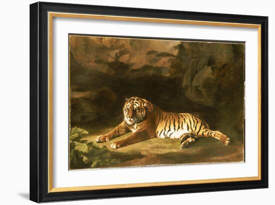 Portrait of the Royal Tiger, C.1770-George Stubbs-Framed Giclee Print