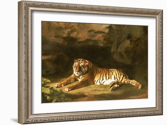 Portrait of the Royal Tiger, circa 1770-George Stubbs-Framed Giclee Print