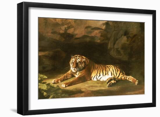Portrait of the Royal Tiger, circa 1770-George Stubbs-Framed Giclee Print