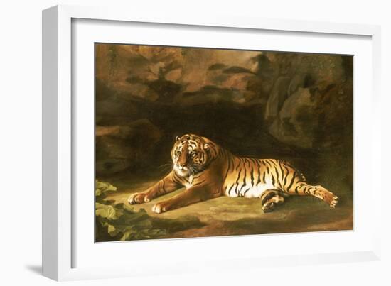 Portrait of the Royal Tiger, circa 1770-George Stubbs-Framed Giclee Print
