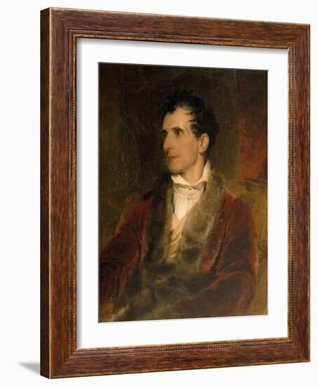 Portrait of the Sculptor, Antonio Canova, 1816-Thomas Lawrence-Framed Giclee Print