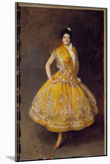 Portrait of the Spanish Dancer Carmencita Painting by John Singer Sargent (1856-1925) 1892 Sun. 2,3-John Singer Sargent-Mounted Giclee Print