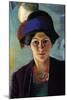 Portrait of the Wife of the Artist with a Hat-Auguste Macke-Mounted Art Print