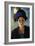 Portrait of The Wife of The Artist with a Hat-Auguste Macke-Framed Art Print