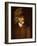 Portrait of the Writer, Essayist and Philosopher Voltaire-Jean Huber-Framed Giclee Print