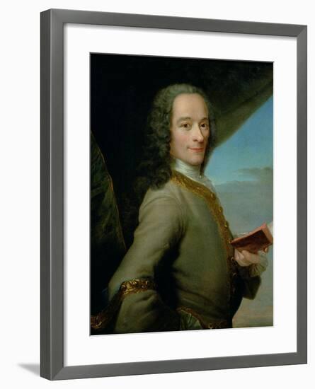 Portrait of the Young Voltaire (1694-1778)-null-Framed Giclee Print