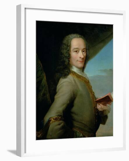 Portrait of the Young Voltaire (1694-1778)-null-Framed Giclee Print