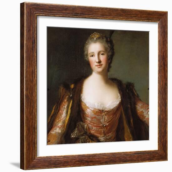 Portrait of Theodore Elisabeth, Catherine De Besenval, Marquise De Broglie, 1742-Hendrik Avercamp-Framed Giclee Print