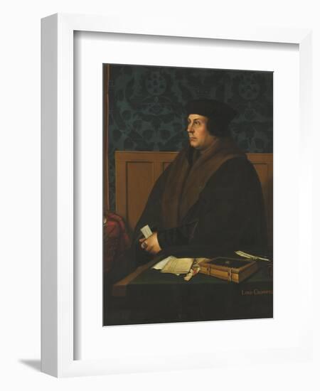 Portrait of Thomas Cromwell, 1st Earl of Essex-Hans Holbein the Younger-Framed Giclee Print