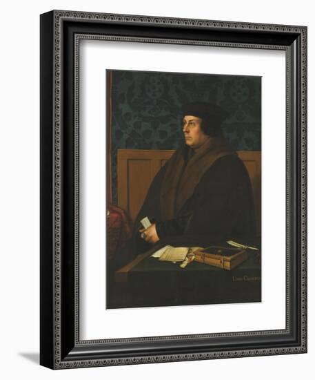 Portrait of Thomas Cromwell, 1st Earl of Essex-Hans Holbein the Younger-Framed Giclee Print