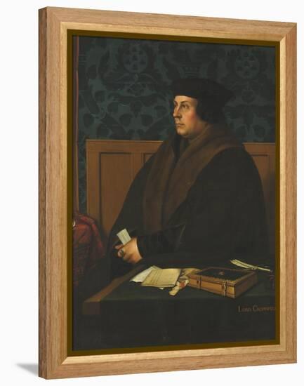 Portrait of Thomas Cromwell, 1st Earl of Essex-Hans Holbein the Younger-Framed Premier Image Canvas