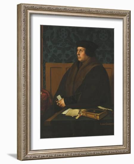 Portrait of Thomas Cromwell, 1st Earl of Essex-Hans Holbein the Younger-Framed Giclee Print