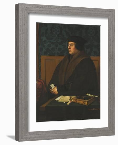 Portrait of Thomas Cromwell, 1st Earl of Essex-Hans Holbein the Younger-Framed Giclee Print