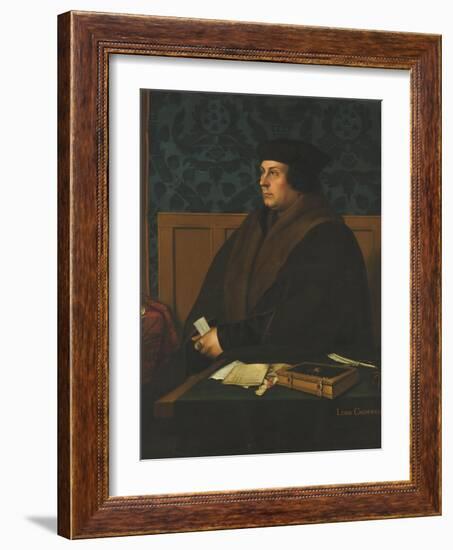 Portrait of Thomas Cromwell, 1st Earl of Essex-Hans Holbein the Younger-Framed Giclee Print