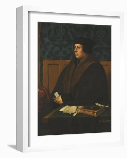 Portrait of Thomas Cromwell, 1st Earl of Essex-Hans Holbein the Younger-Framed Giclee Print