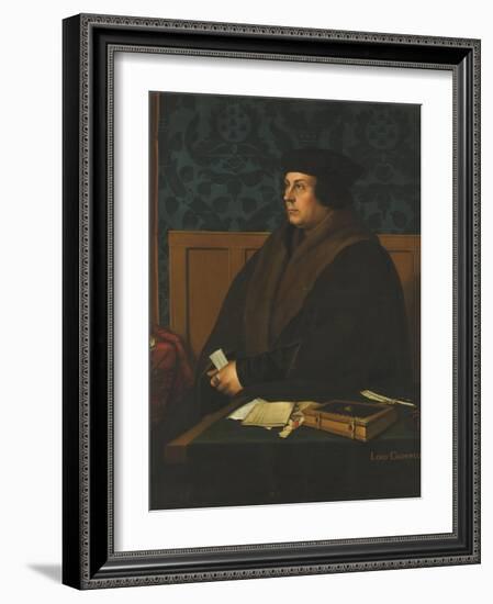 Portrait of Thomas Cromwell, 1st Earl of Essex-Hans Holbein the Younger-Framed Giclee Print