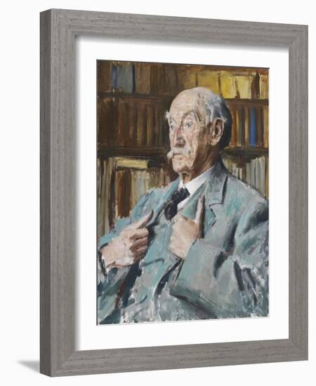Portrait of Thomas Hardy (1840-1928), 1923-Augustus Edwin John-Framed Giclee Print