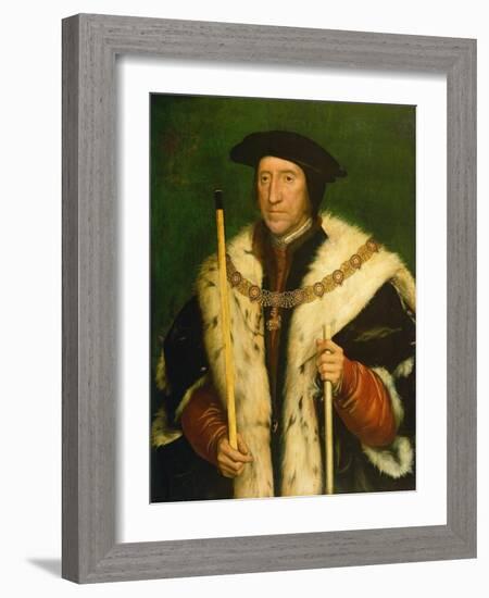 Portrait of Thomas Howard, 3rd Duke of Norfolk, C.1540-Hans Holbein the Younger-Framed Giclee Print