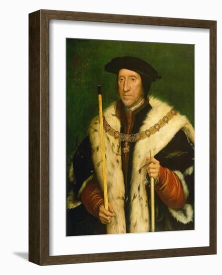 Portrait of Thomas Howard, 3rd Duke of Norfolk, C.1540-Hans Holbein the Younger-Framed Giclee Print