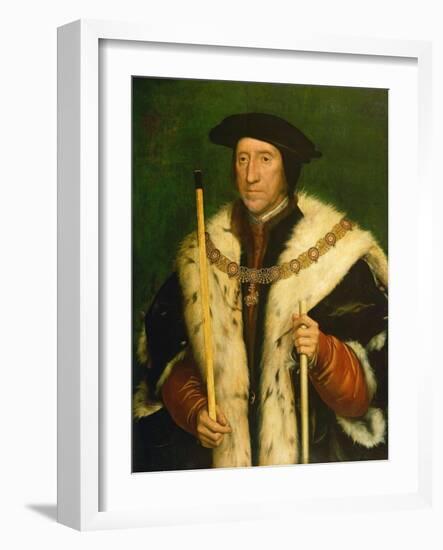 Portrait of Thomas Howard, 3rd Duke of Norfolk, C.1540-Hans Holbein the Younger-Framed Giclee Print