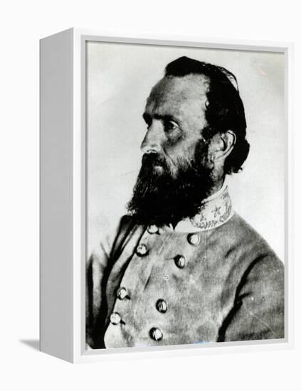 Portrait of Thomas J. 'stonewall' Jackson-null-Framed Premier Image Canvas