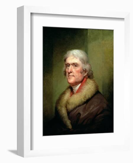 Portrait of Thomas Jefferson, 1805-Rembrandt Peale-Framed Giclee Print