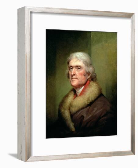 Portrait of Thomas Jefferson, 1805-Rembrandt Peale-Framed Giclee Print