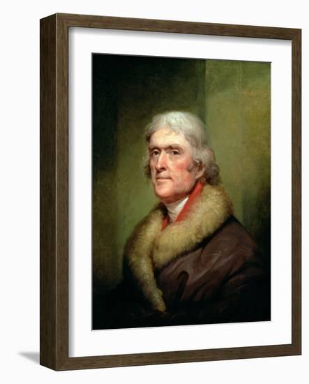 Portrait of Thomas Jefferson, 1805-Rembrandt Peale-Framed Giclee Print