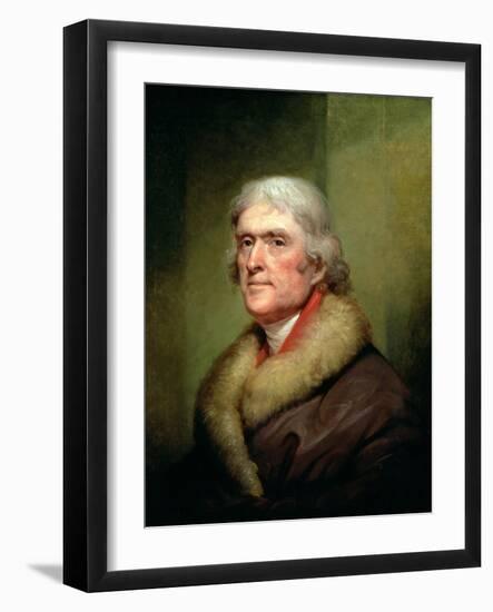 Portrait of Thomas Jefferson, 1805-Rembrandt Peale-Framed Giclee Print