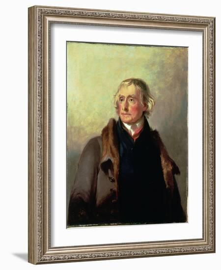 Portrait of Thomas Jefferson, 1856-Thomas Sully-Framed Giclee Print