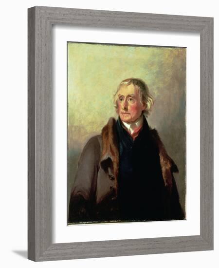 Portrait of Thomas Jefferson, 1856-Thomas Sully-Framed Giclee Print