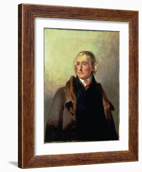 Portrait of Thomas Jefferson, 1856-Thomas Sully-Framed Giclee Print