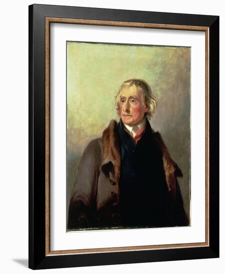 Portrait of Thomas Jefferson, 1856-Thomas Sully-Framed Giclee Print