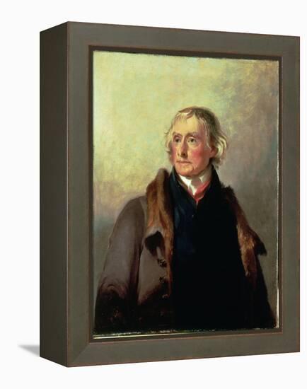 Portrait of Thomas Jefferson, 1856-Thomas Sully-Framed Premier Image Canvas