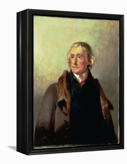 Portrait of Thomas Jefferson, 1856-Thomas Sully-Framed Premier Image Canvas