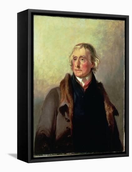 Portrait of Thomas Jefferson, 1856-Thomas Sully-Framed Premier Image Canvas