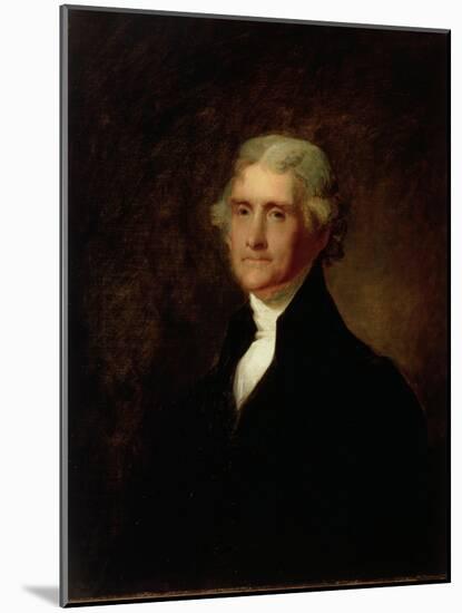 Portrait of Thomas Jefferson, C.1835-Asher Brown Durand-Mounted Giclee Print