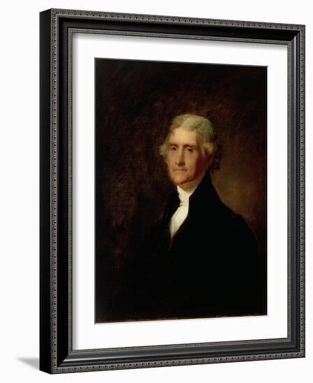 Portrait of Thomas Jefferson, C.1835-Asher Brown Durand-Framed Giclee Print