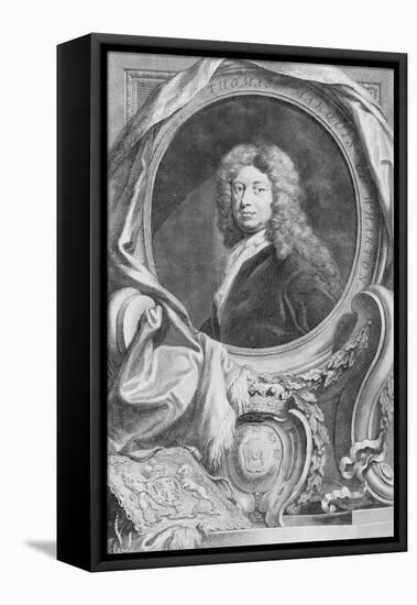 Portrait of Thomas Marquis of Wharton (1648-1715)-Godfrey Kneller-Framed Premier Image Canvas