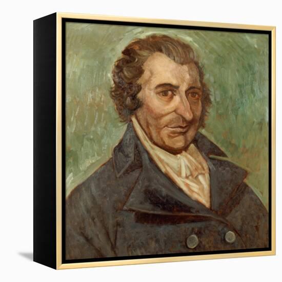 Portrait of Thomas Paine (1737-1809)-Arthur Easton-Framed Premier Image Canvas