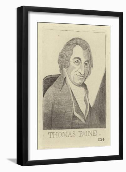 Portrait of Thomas Paine-John Kay-Framed Giclee Print