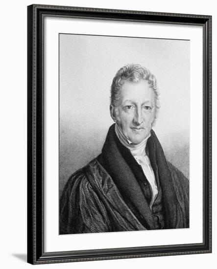 Portrait of Thomas Robert Malthus (1766-183)-John Linnell-Framed Giclee Print