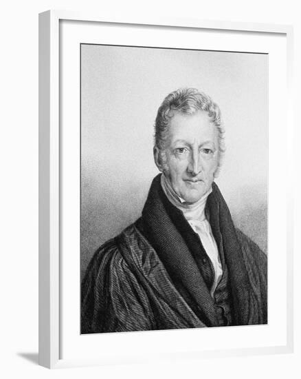 Portrait of Thomas Robert Malthus (1766-183)-John Linnell-Framed Giclee Print