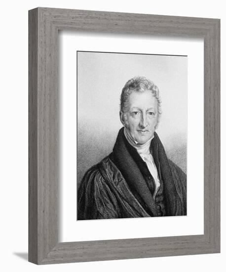 Portrait of Thomas Robert Malthus (1766-183)-John Linnell-Framed Giclee Print